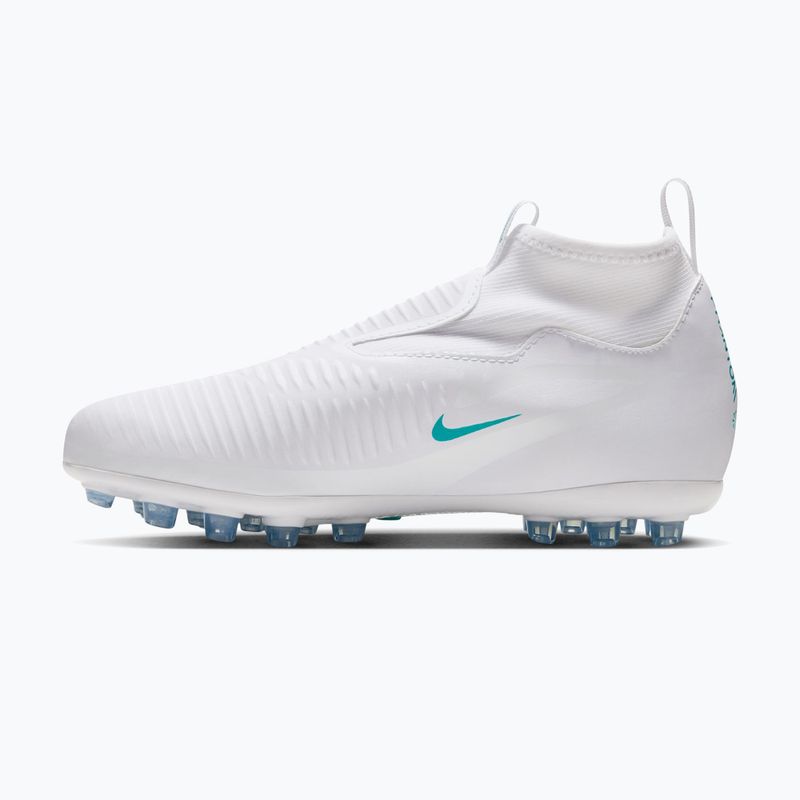 Buty piłkarskie dziecięce Nike Phantom 6 High Academy AG white/white/dusty cactus 2