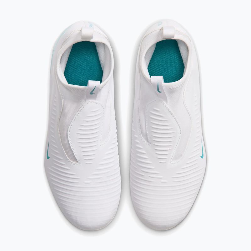Buty piłkarskie dziecięce Nike Phantom 6 High Academy AG white/white/dusty cactus 4