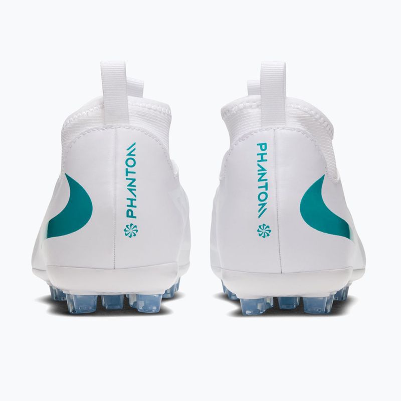 Buty piłkarskie dziecięce Nike Phantom 6 High Academy AG white/white/dusty cactus 5