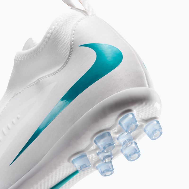 Buty piłkarskie dziecięce Nike Phantom 6 High Academy AG white/white/dusty cactus 8