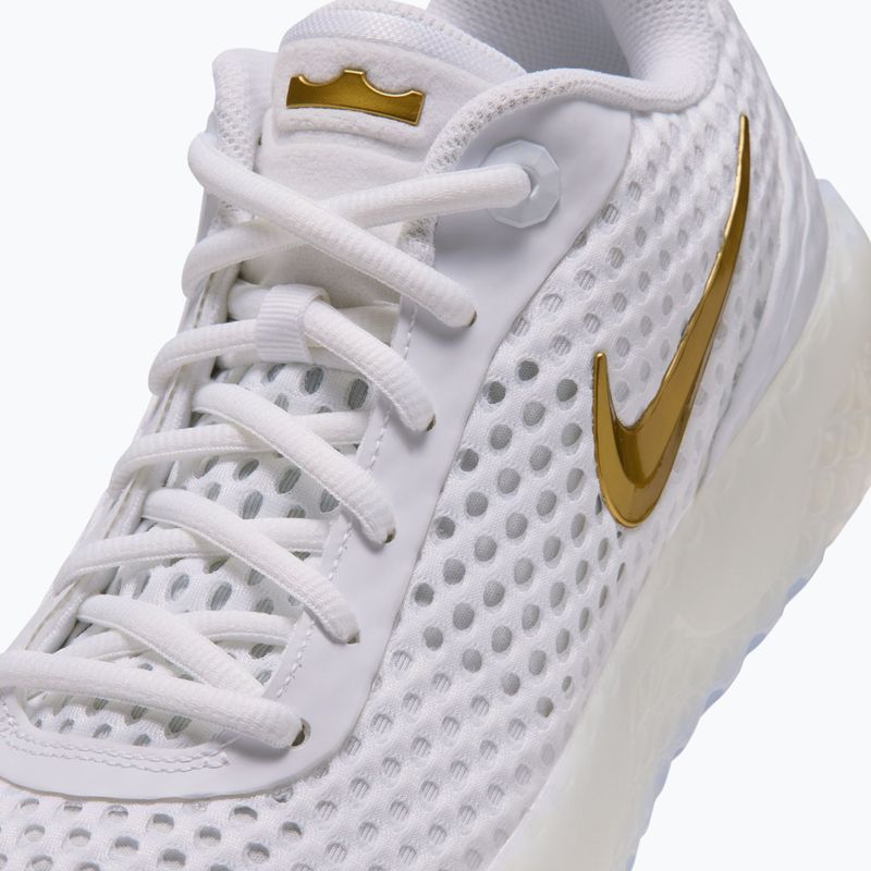 Buty do koszykówki męskie Nike LeBron Witness X white/white/photon dust/metallic gold 4
