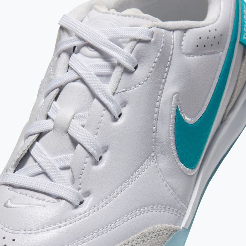 Buty piłkarskie dziecięce Nike Tiempo Streetgato Jr white/white/dusty cactus 5