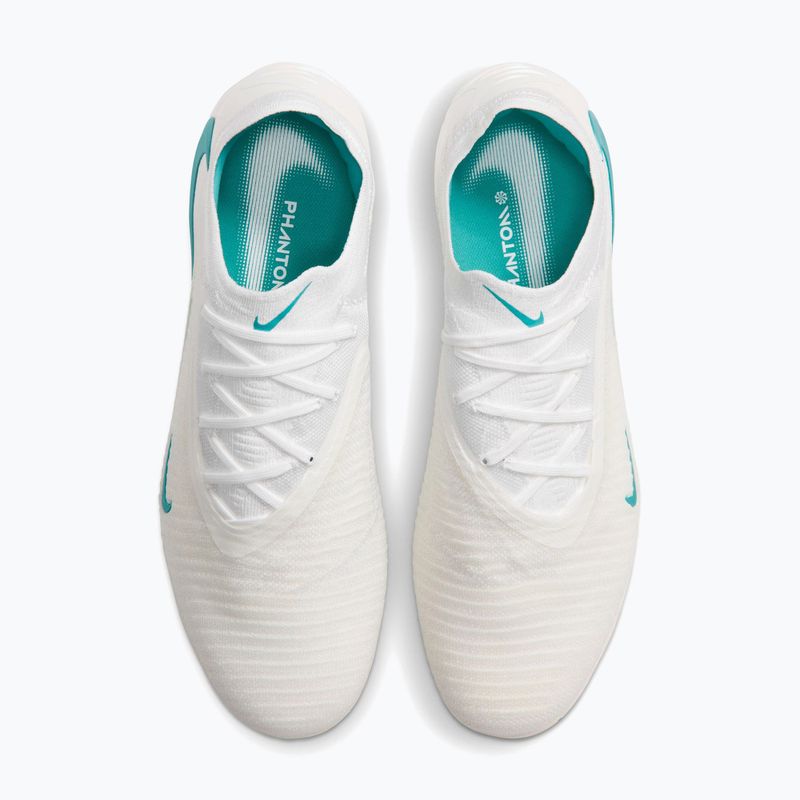 Buty piłkarskie męskie Nike Phantom 6 Low Elite AG-Pro white/white/dusty cactus 3