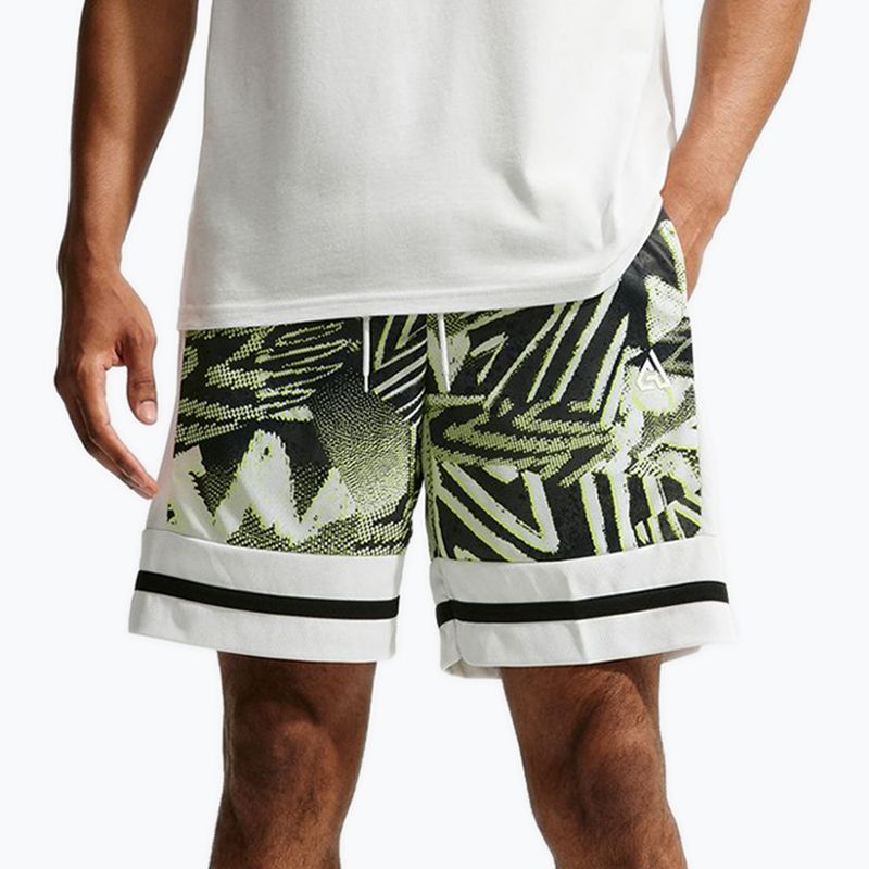 Spodenki koszykarskie męskie Nike Giannis volt/off white/off white