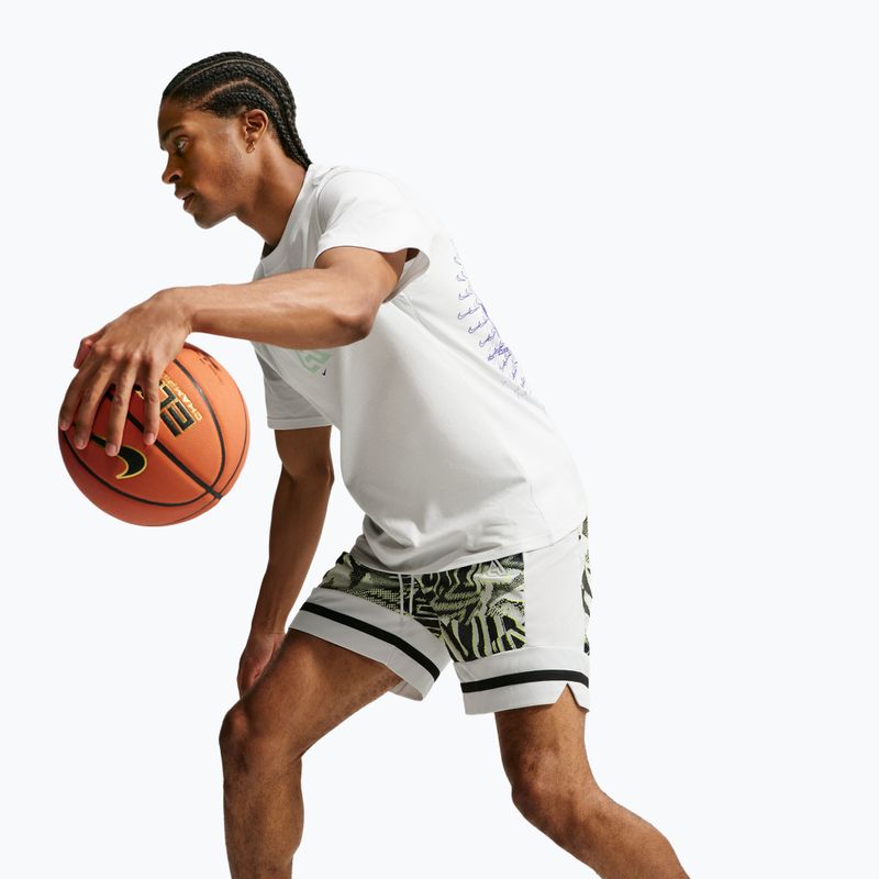 Spodenki koszykarskie męskie Nike Giannis volt/off white/off white 6