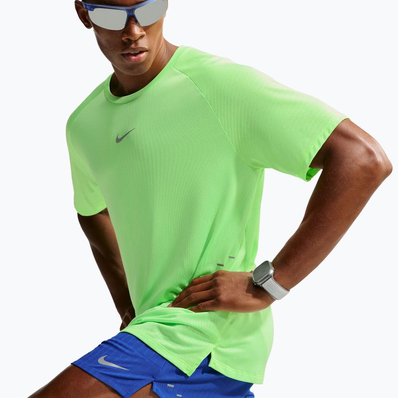 Koszulka do biegania męska Nike Stride volt/light silver 5