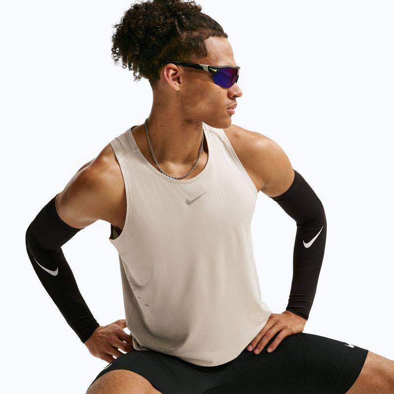 Koszulka do biegania męska Nike Stride cream Ii/sail 4