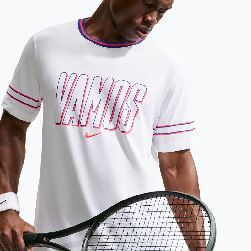Koszulka męska Nike Court Dri-FIT Cotton white 4