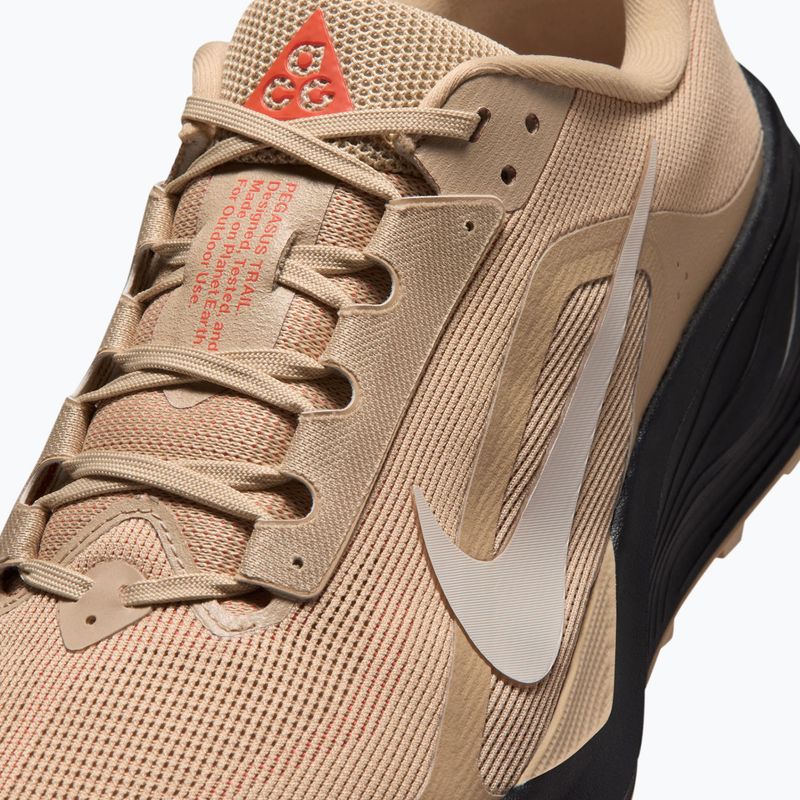 Buty do biegania męskie Nike ACG Pegasus Trail linen/black/light crimson/light orewood brown 5