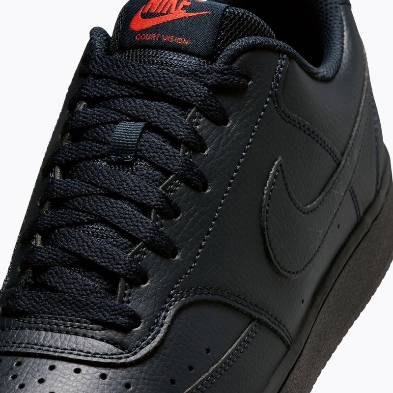 Buty męskie Nike Court Vision Low Next Nature dark obsidian/picante red/dark obsidian 3