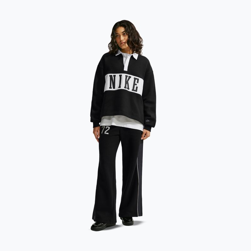 Bluza damska Nike Studio Fleece Medium Weight total black/sail/sail 2