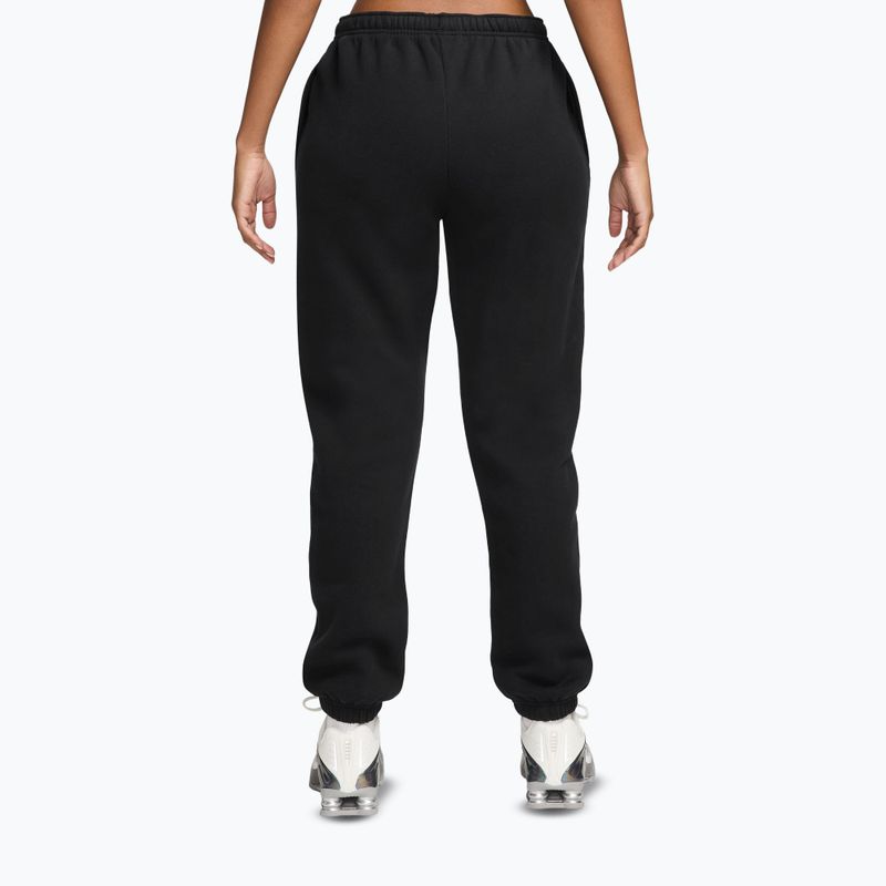Spodnie damskie Nike Studio Fleece total black/sail 2