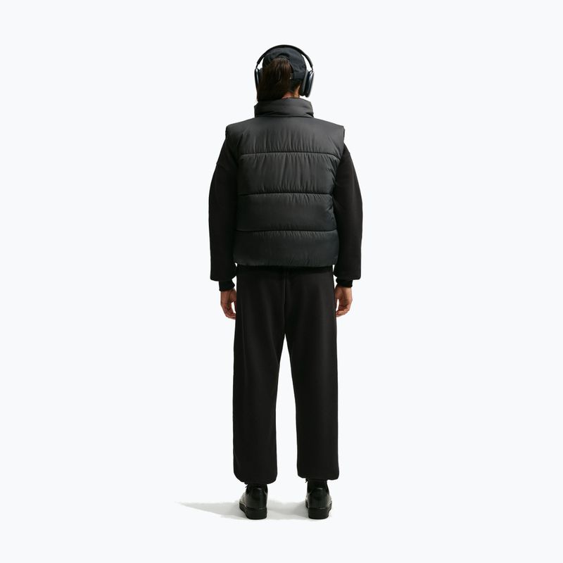 Spodnie damskie Nike Studio Fleece Medium Weight total black/sail 3