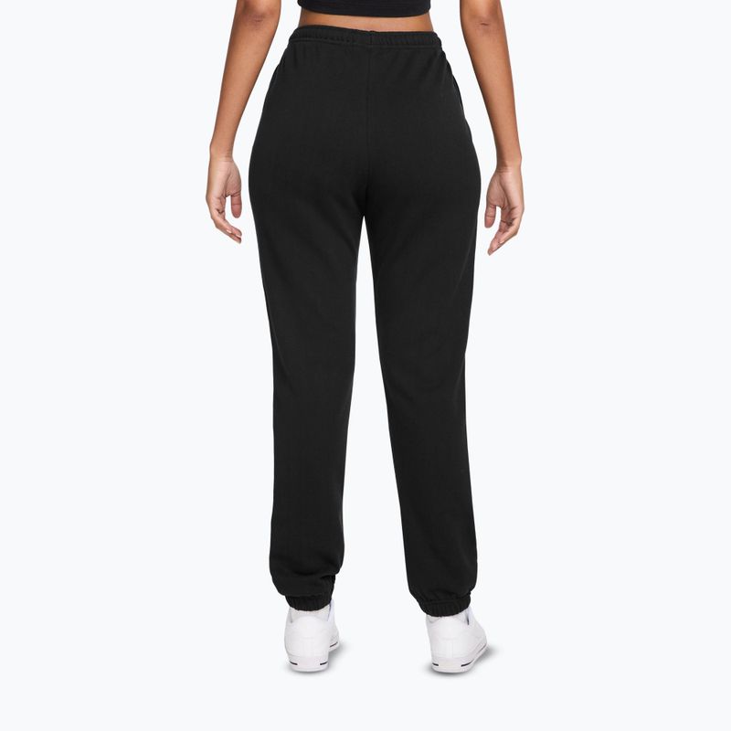 Spodnie damskie Nike Studio Fleece total black/sail 2
