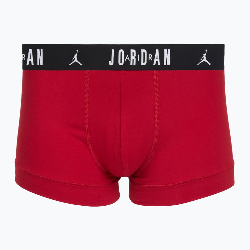 Bokserki męskie Nike Jordan Cotton Trunk 5pk gym red/black 4