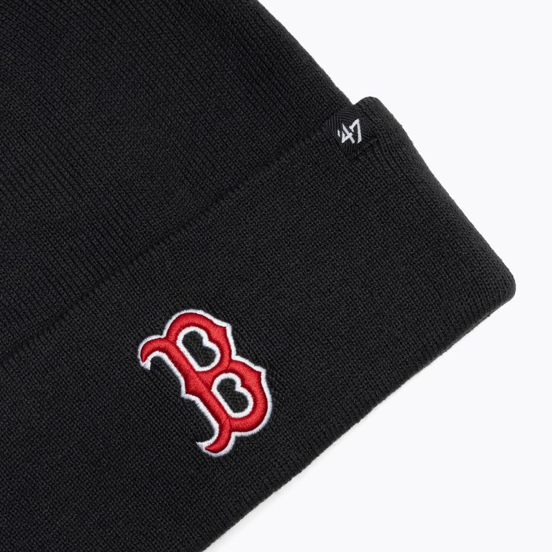 Czapka zimowa 47 Brand MLBNHL Boston Red Sox Haymaker vintage navy 3