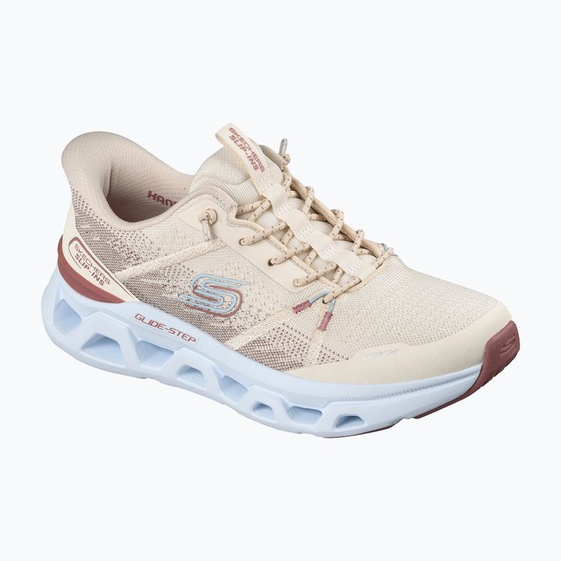 Buty damskie SKECHERS Glide Step Altus Fast Lane beige 8