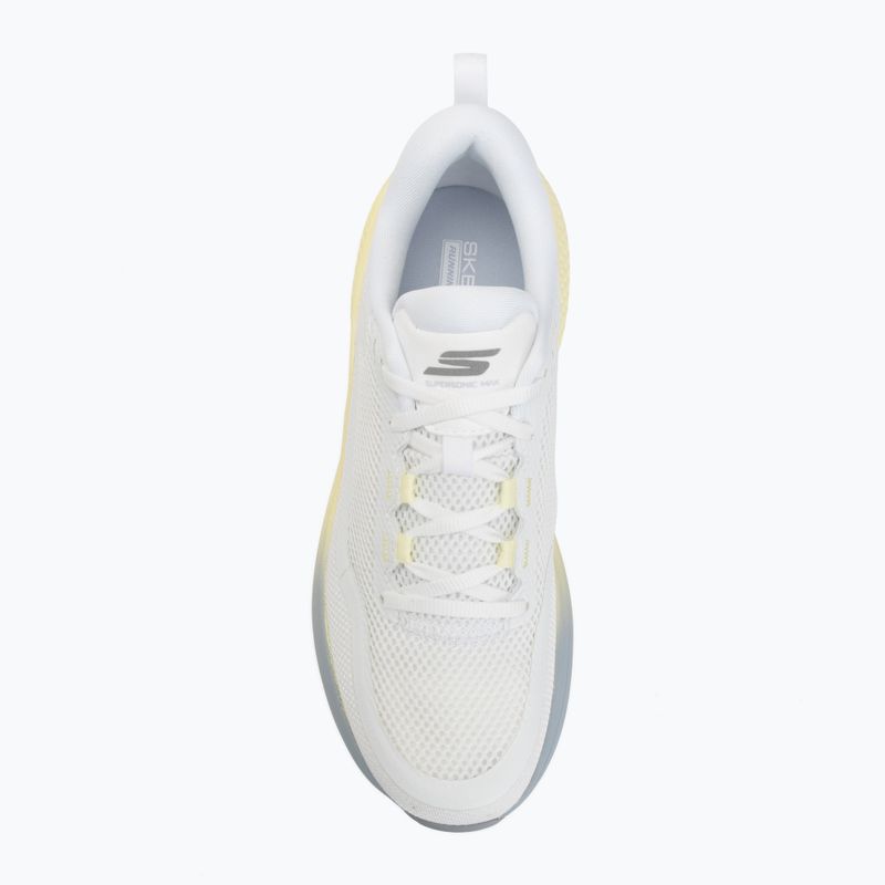 Buty do biegania damskie SKECHERS Go Run Supersonic Max white 5