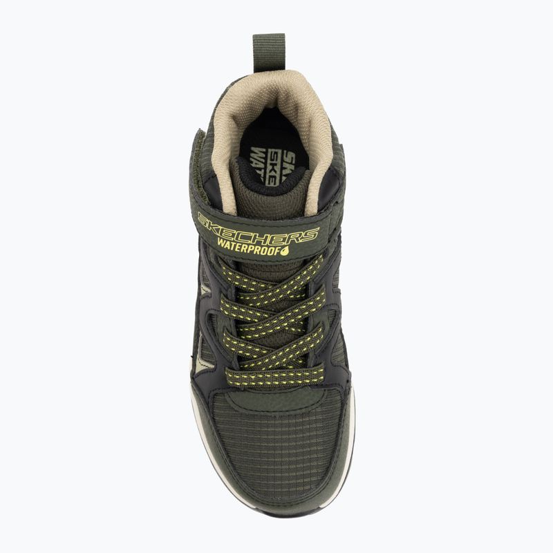 Buty dziecięce SKECHERS Storm Blazer Drizzle Squad olive/black 5