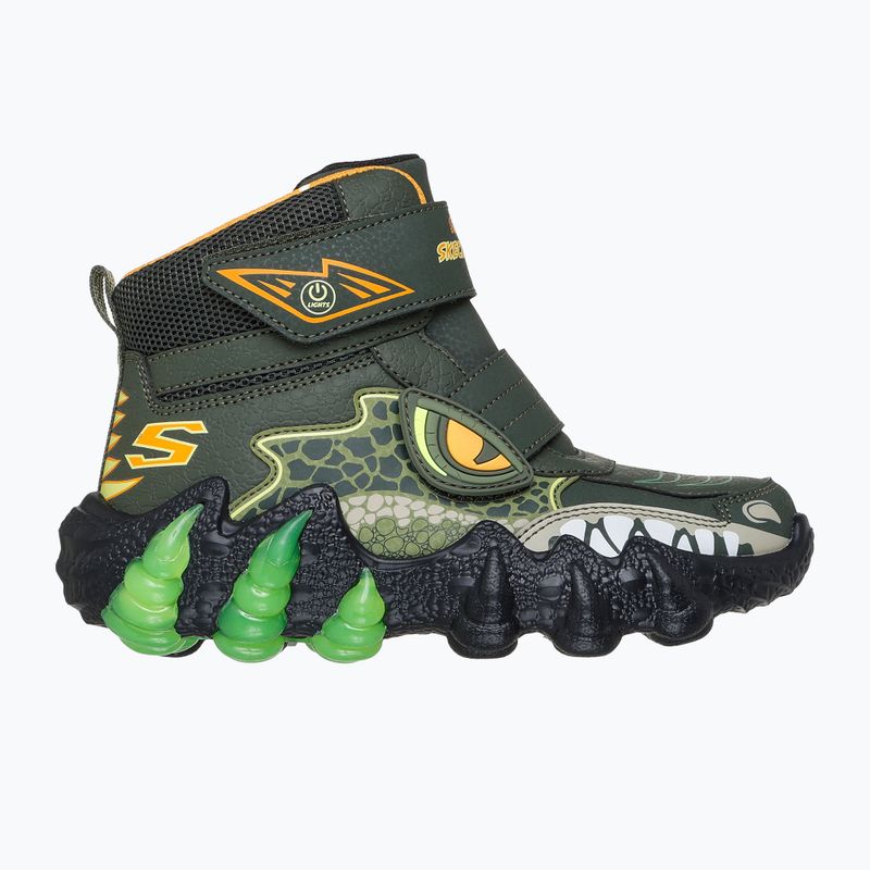 Śniegowce dziecięce SKECHERS Skech-O-Saurus Lights 2.0 green 2