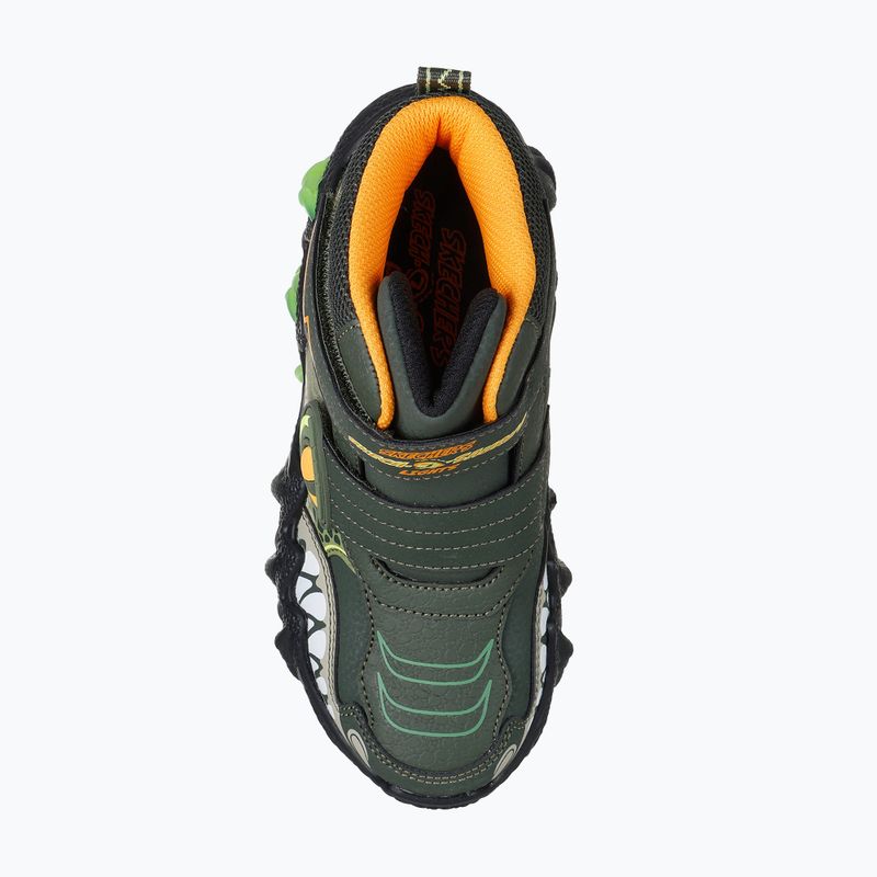 Śniegowce dziecięce SKECHERS Skech-O-Saurus Lights 2.0 green 5