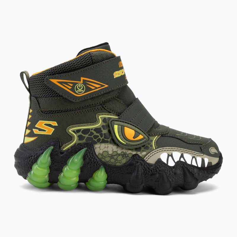 Śniegowce dziecięce SKECHERS Skech-O-Saurus Lights 2.0 green 2