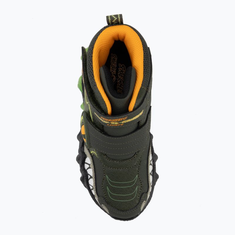 Śniegowce dziecięce SKECHERS Skech-O-Saurus Lights 2.0 green 5