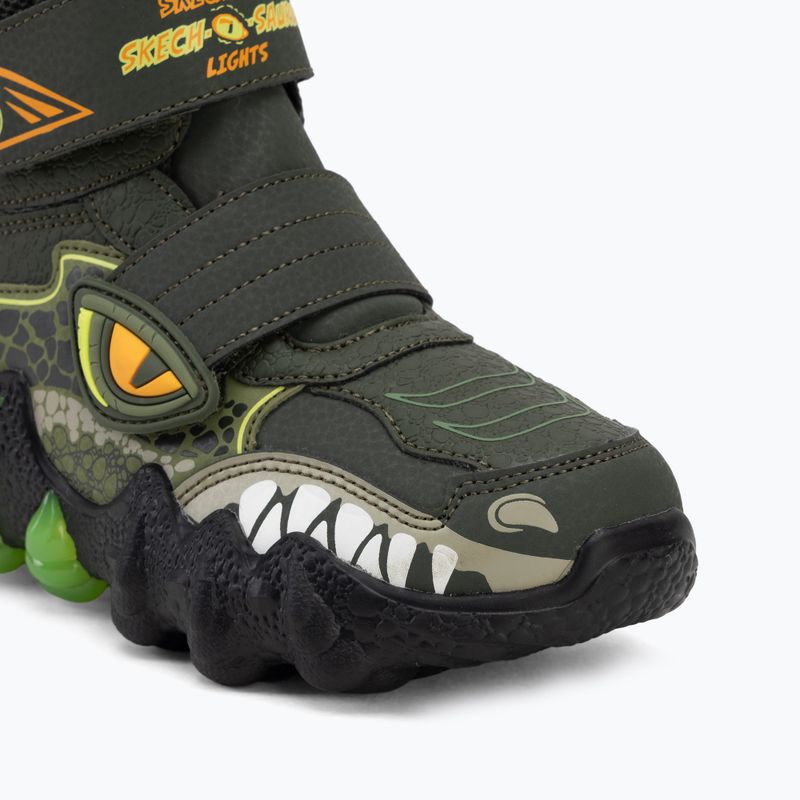 Śniegowce dziecięce SKECHERS Skech-O-Saurus Lights 2.0 green 7