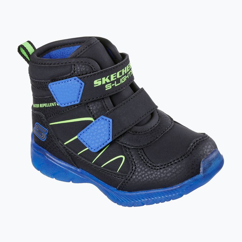 Buty dziecięce SKECHERS Illumi-Brights Splash Beams black/blue/lime 9
