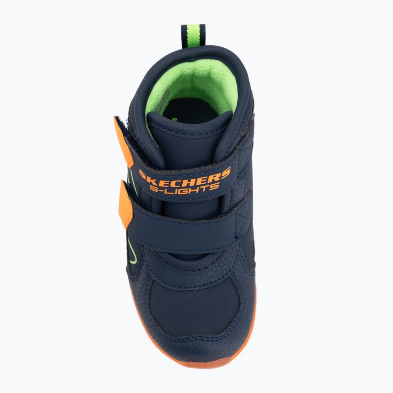 Buty dziecięce SKECHERS Illumi-Brights Splash Beams navy/orange 5