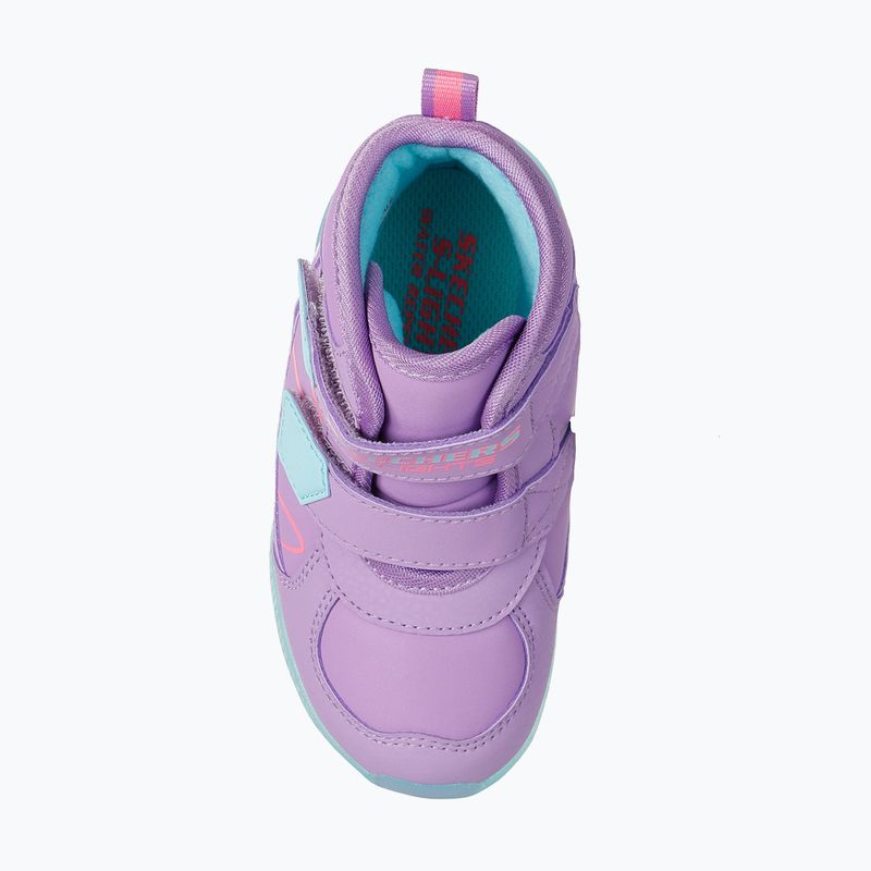 Buty dziecięce SKECHERS Illumi-Brights Polar Steppers lavender/multi 13