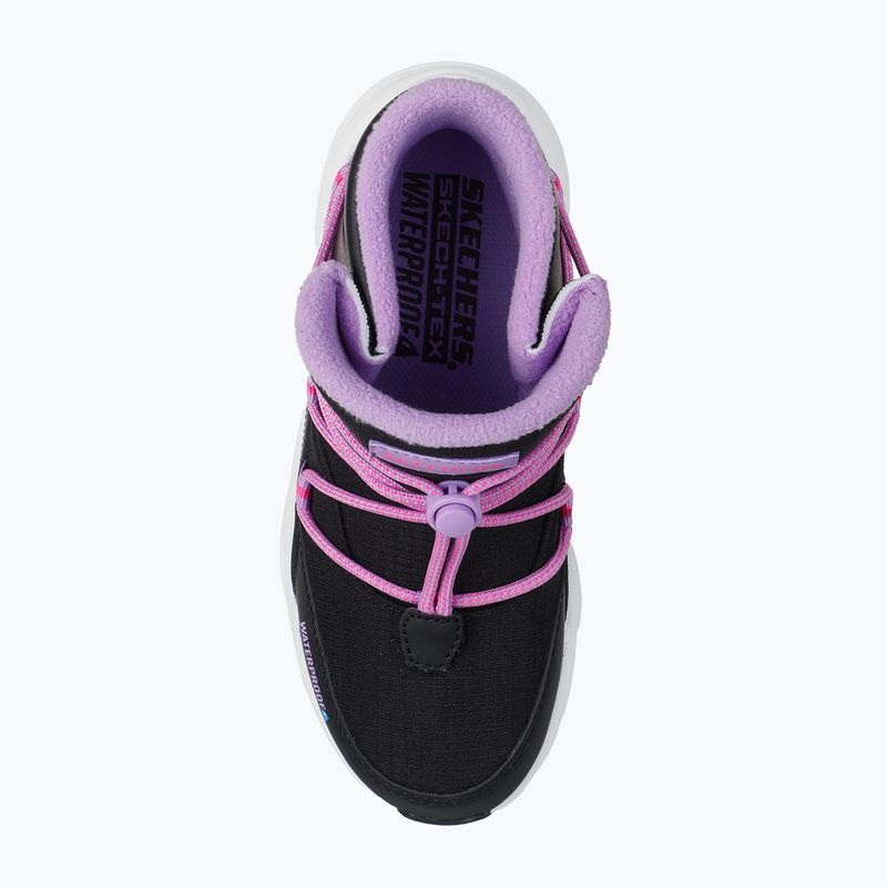 Śniegowce dziecięce SKECHERS Turbo Tread Black 6