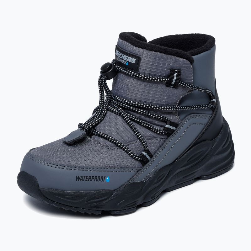 Buty zimowe dziecięce SKECHERS Turbo Tread Storm Glider gray 4