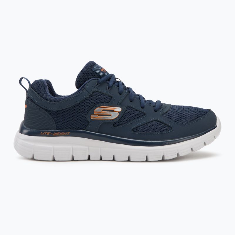 Buty męskie SKECHERS Burns Agoura navy/orange 2