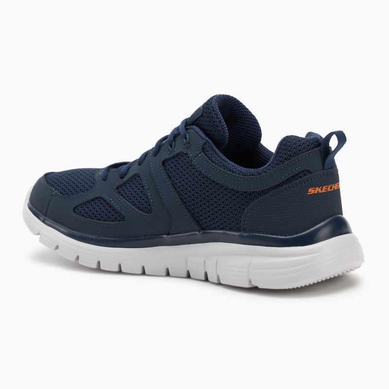 Buty męskie SKECHERS Burns Agoura navy/orange 3