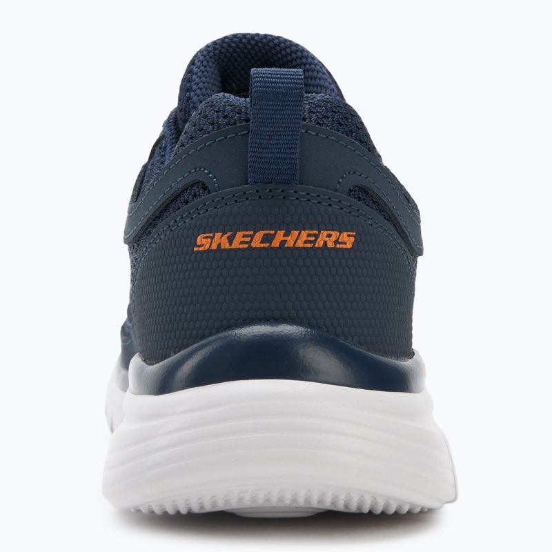 Buty męskie SKECHERS Burns Agoura navy/orange 6