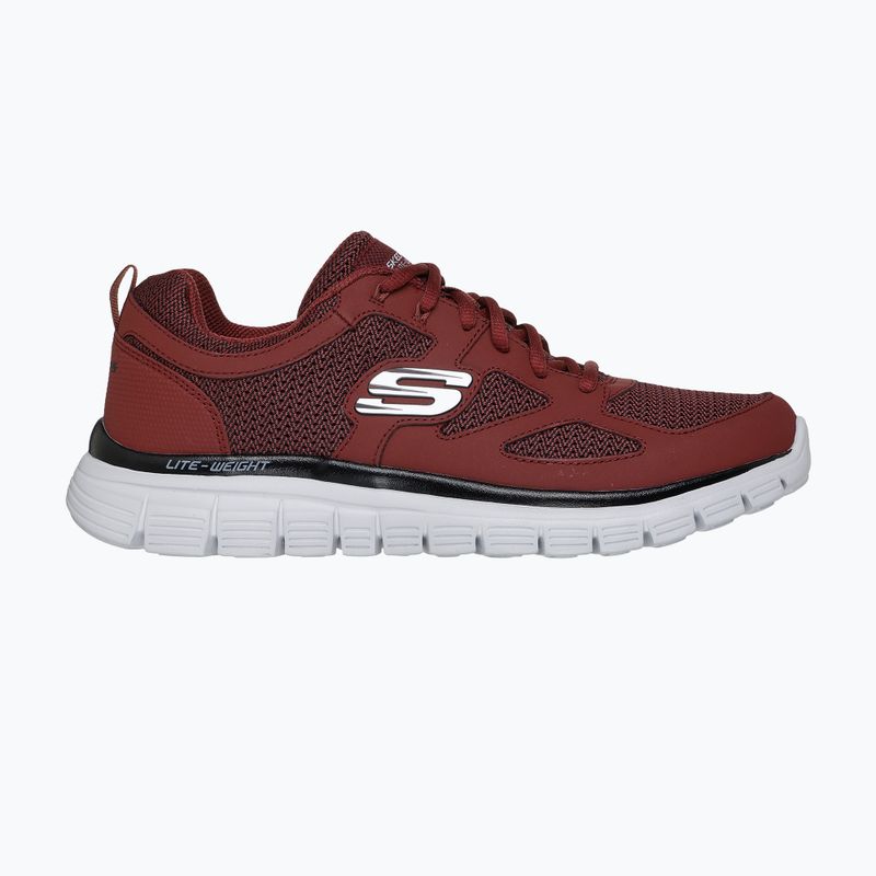 Buty męskie SKECHERS Burns Agoura burgundy 2