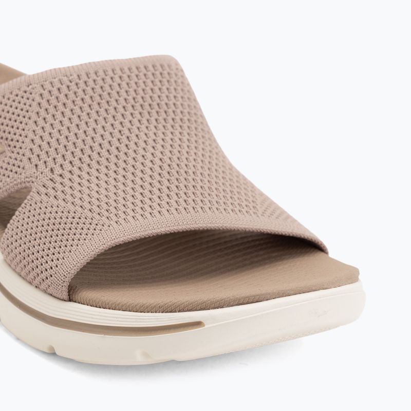 Klapki damskie SKECHERS Go Walk Arch Fit 2.0 Dakota brown 7