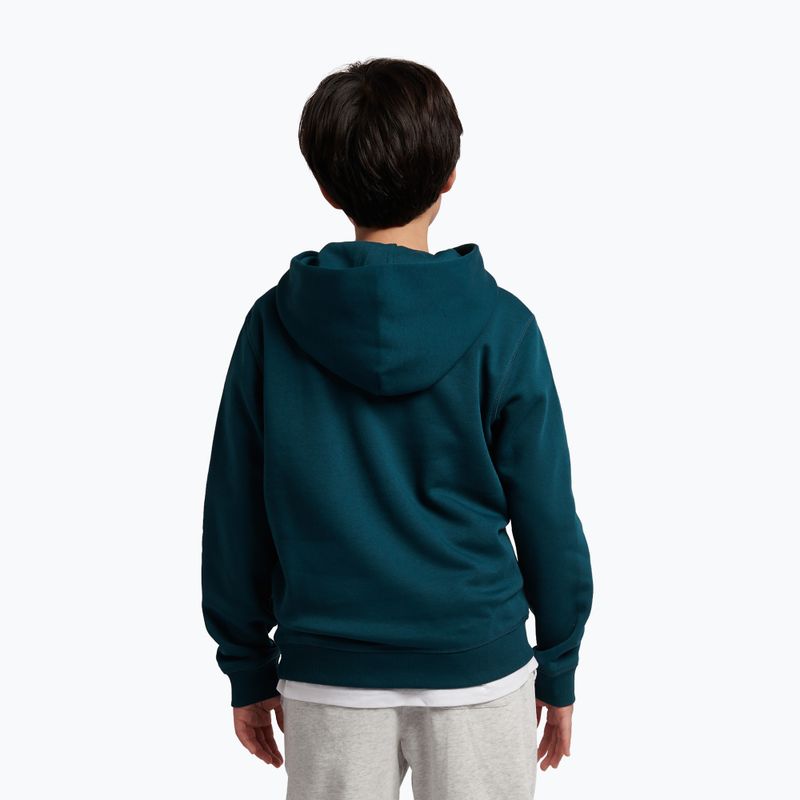 Bluza dziecięca New Balance Brush Back Small Logo Hoodie medusa green 3