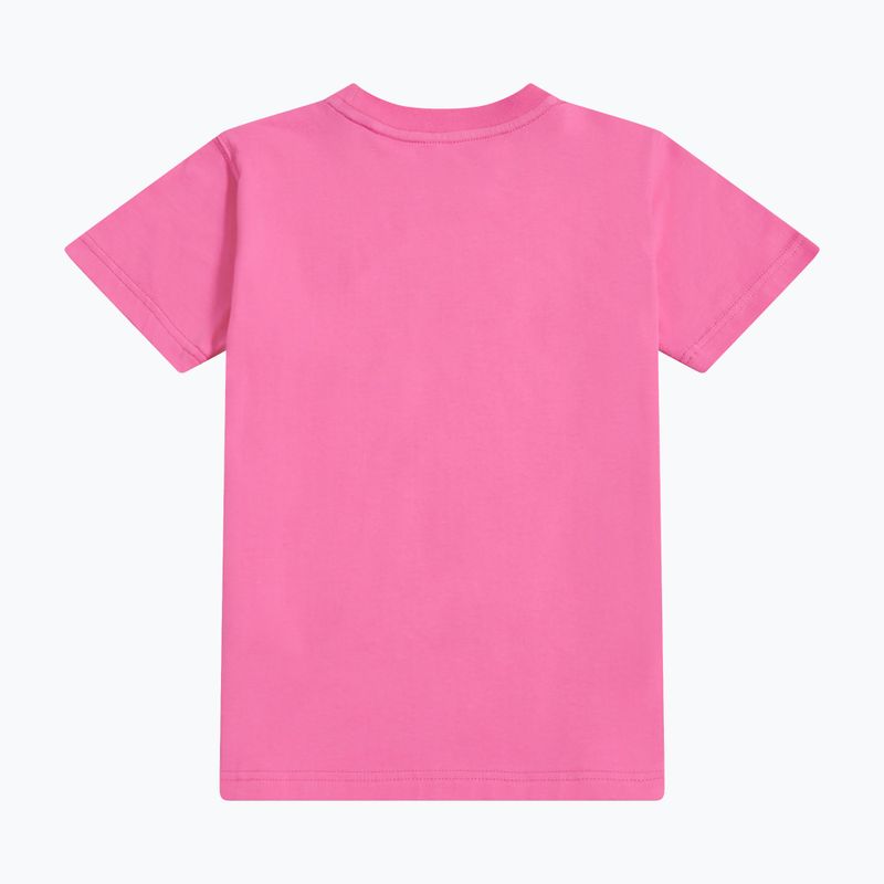 Koszulka dziecięca New Balance Jersey Stacked Logo Tee pink satin 7