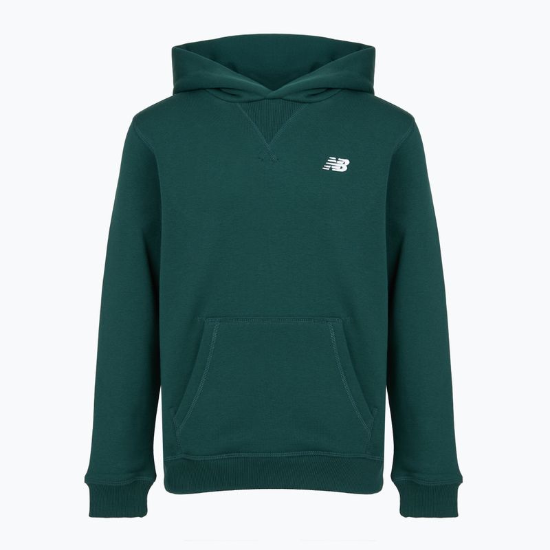 Bluza dziecięca New Balance Brush Back Small Logo Hoodie medusa green 6