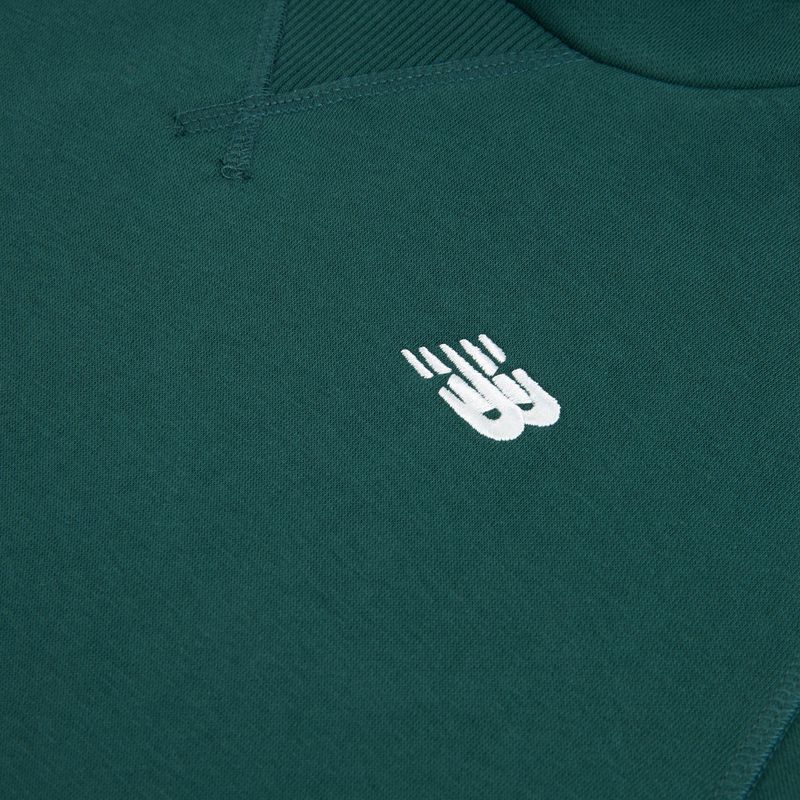 Bluza dziecięca New Balance Brush Back Small Logo Hoodie medusa green 8