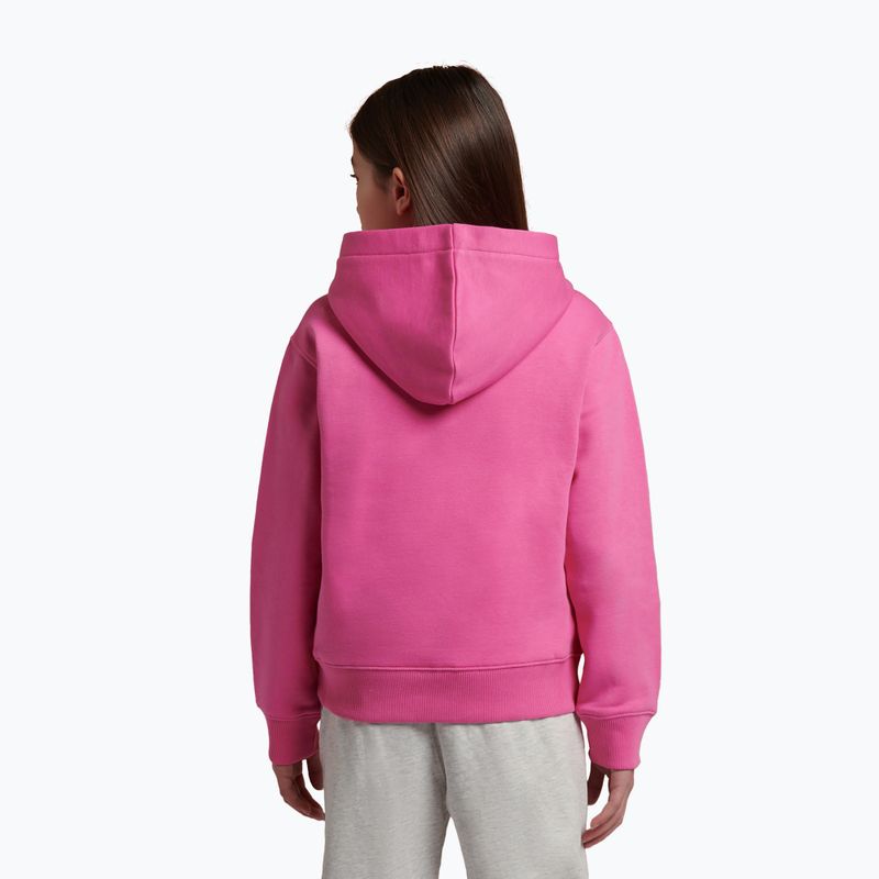 Bluza dziecięca New Balance FT Stacked Logo Hoodie pink satin 3