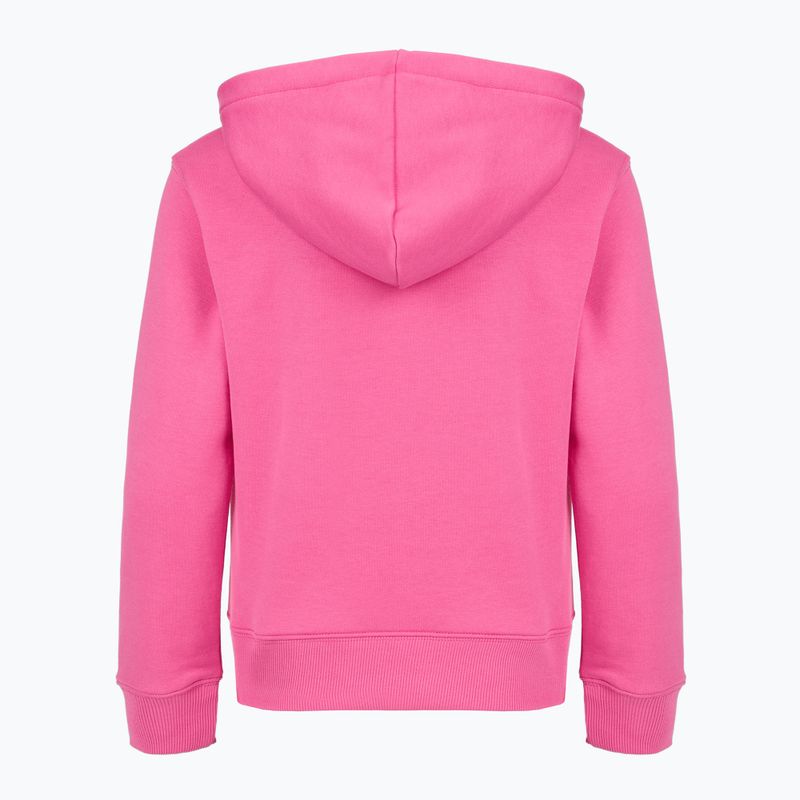 Bluza dziecięca New Balance FT Stacked Logo Hoodie pink satin 8