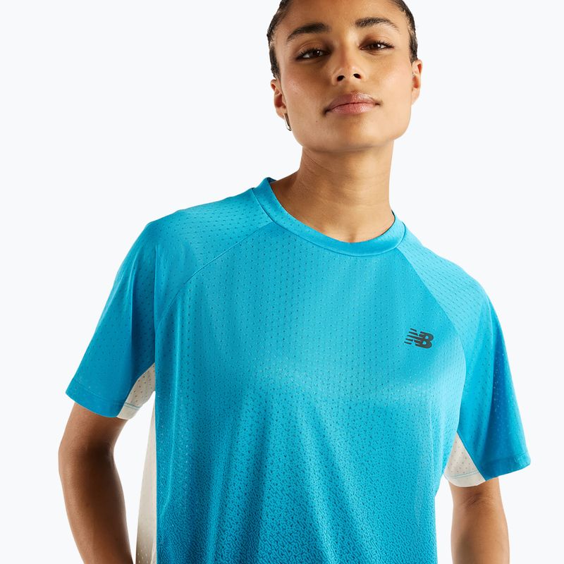 Koszulka do biegania damska New Balance Viz-Tech Run T-Shirt altitude/streamsong 3