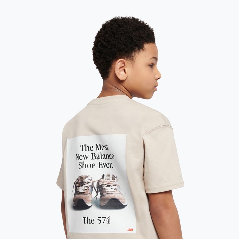Koszulka New Balance 574 Shoe Graphic Tee timberwolf 5