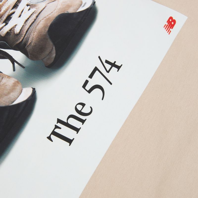 Koszulka New Balance 574 Shoe Graphic Tee timberwolf 8