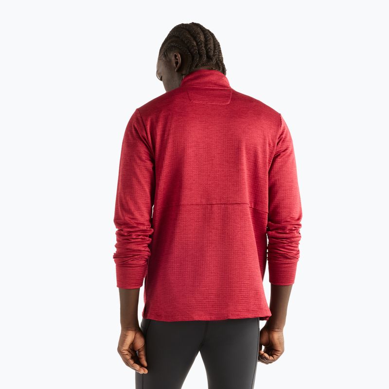 Longsleeve do biegania męski New Balance Athletics Heat Grid 1/2 Zip podium red 3
