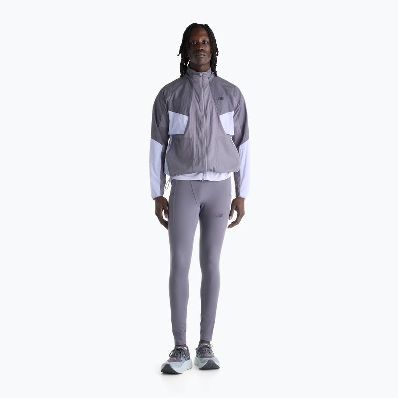 Kurtka do biegania męska New Balance Reflective RC Jacket off-line grey/smoked violet 2