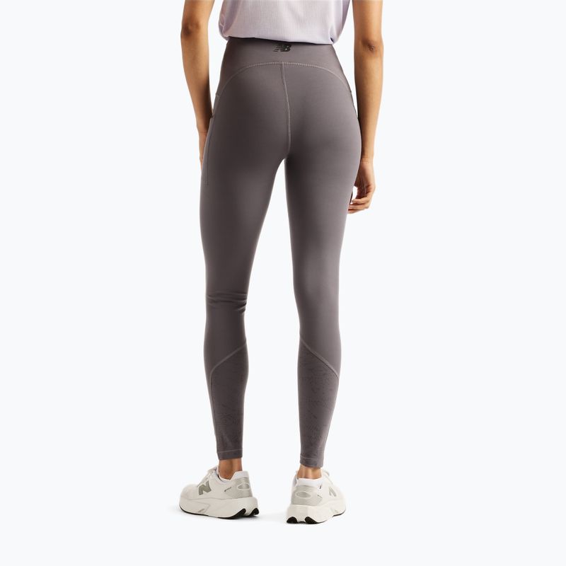 Legginsy do biegania damskie New Balance Reflective RC Heat 28" neptune grey 3